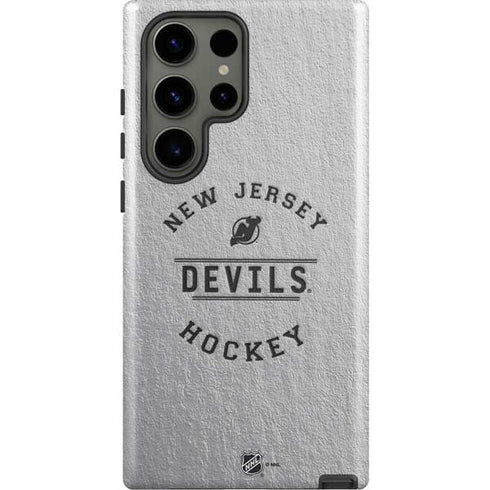 NHL New Jersey Devils Black Text Galaxy S23 Ultra Pro Case