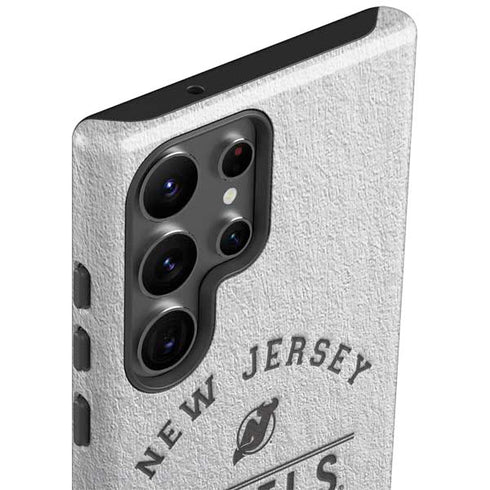 NHL New Jersey Devils Black Text Galaxy S23 Ultra Pro Case