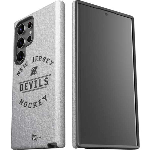 NHL New Jersey Devils Black Text Galaxy S23 Ultra Pro Case