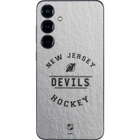 NHL New Jersey Devils Black Text Galaxy S25 Plus Skin