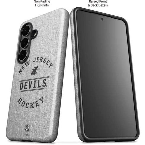 NHL New Jersey Devils Black Text Galaxy S26 Impact Case