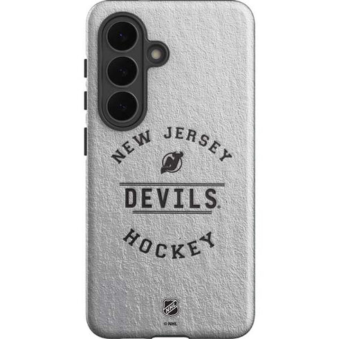 NHL New Jersey Devils Black Text Galaxy S26 Plus Impact Case