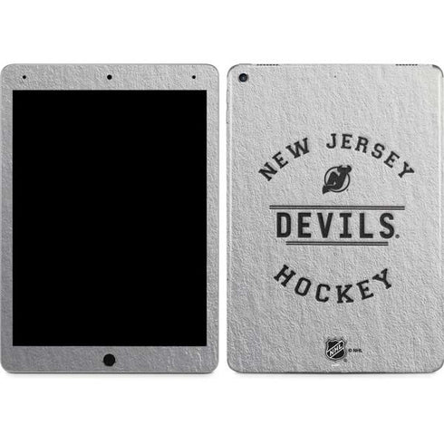 NHL New Jersey Devils Black Text iPad Skins