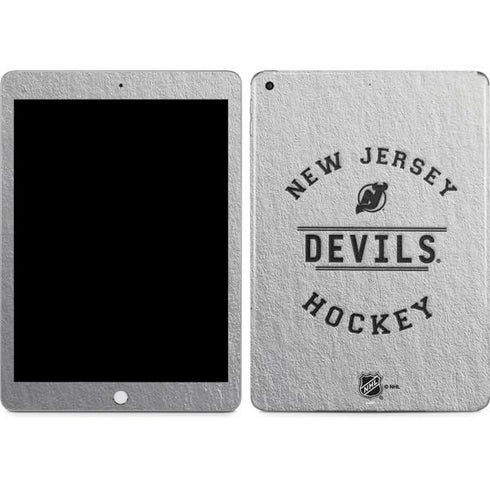 NHL New Jersey Devils Black Text Apple iPad Skin