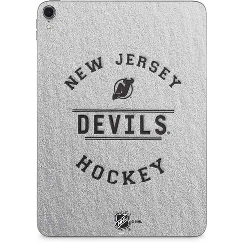 NHL New Jersey Devils Black Text Apple iPad Pro Skin