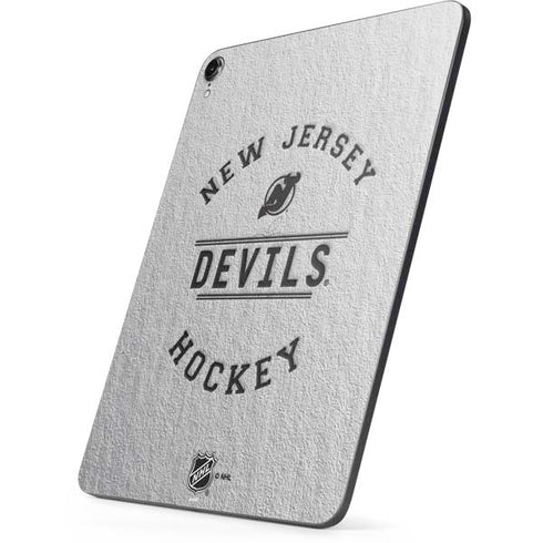 NHL New Jersey Devils Black Text Apple iPad Pro Skin