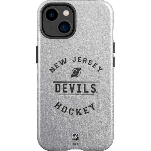 NHL New Jersey Devils Black Text iPhone 15 Impact Case