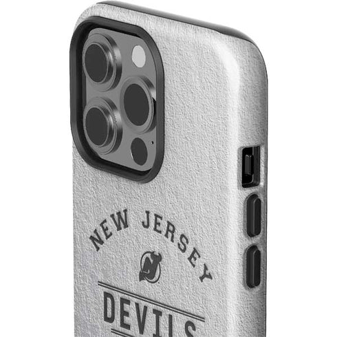 NHL New Jersey Devils Black Text iPhone 15 Pro Impact Case