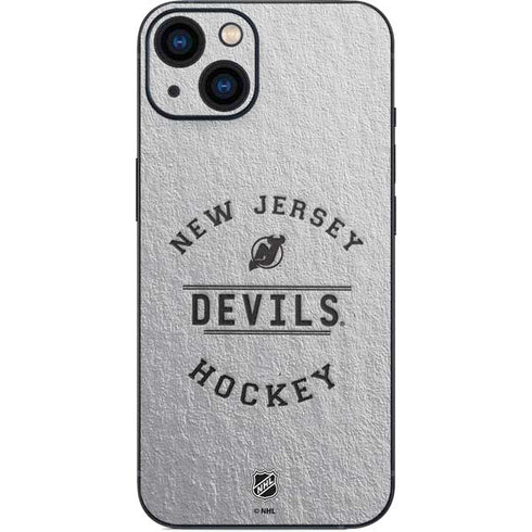 NHL New Jersey Devils Black Text iPhone 15 Skin