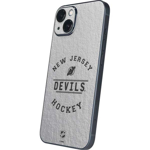 NHL New Jersey Devils Black Text iPhone 15 Skin