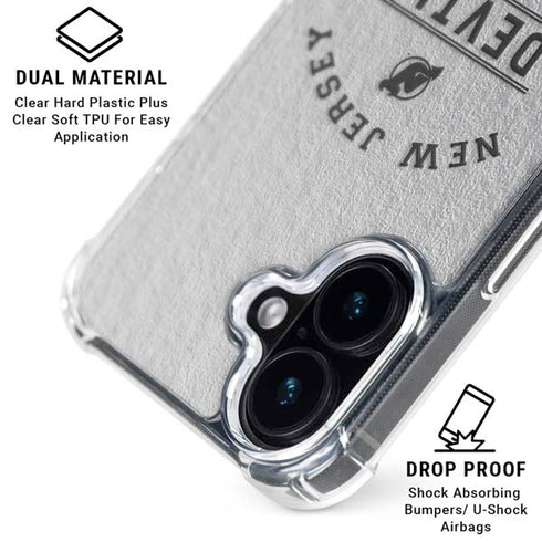 NHL New Jersey Devils Black Text iPhone 16 MagSafe Case