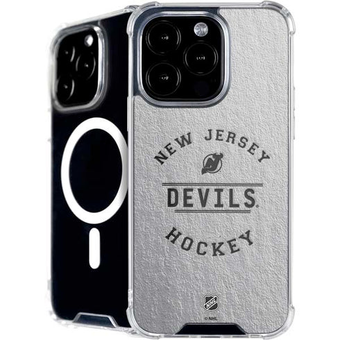 NHL New Jersey Devils Black Text iPhone 16 Pro Max MagSafe Case
