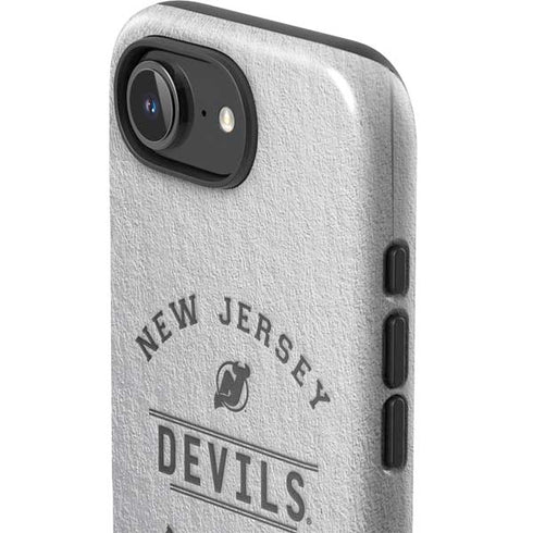 NHL New Jersey Devils Black Text iPhone 16e Impact Case