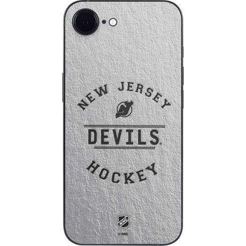NHL New Jersey Devils Black Text iPhone 16e Skin