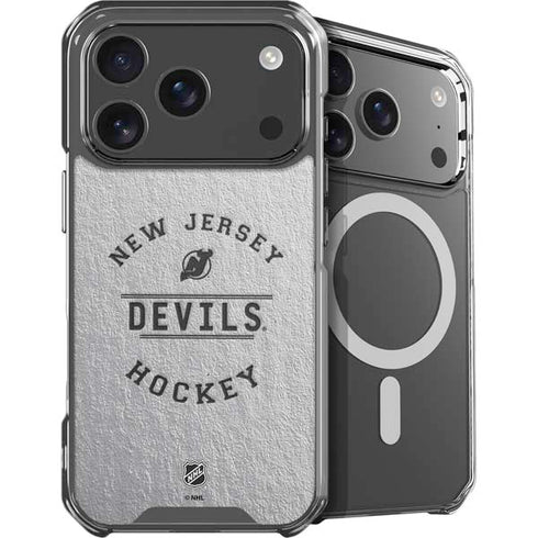 NHL New Jersey Devils Black Text iPhone 18 Pro MagSafe Case