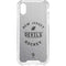 NHL New Jersey Devils Black Text iPhone XS Clear Case
