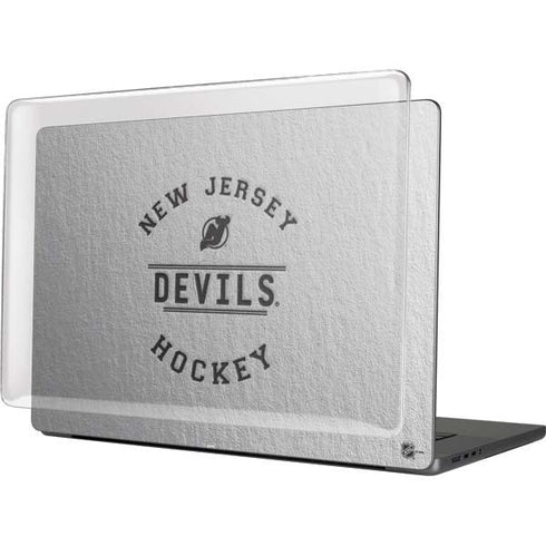 NHL New Jersey Devils Black Text MacBook Cases