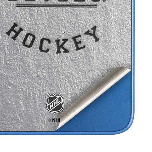 NHL New Jersey Devils Black Text Moto G Play 4G (2024) Skin