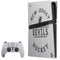 NHL New Jersey Devils Black Text PS5 Pro Bundle Skin