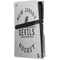 NHL New Jersey Devils Black Text PS5 Pro Disk Console Skin