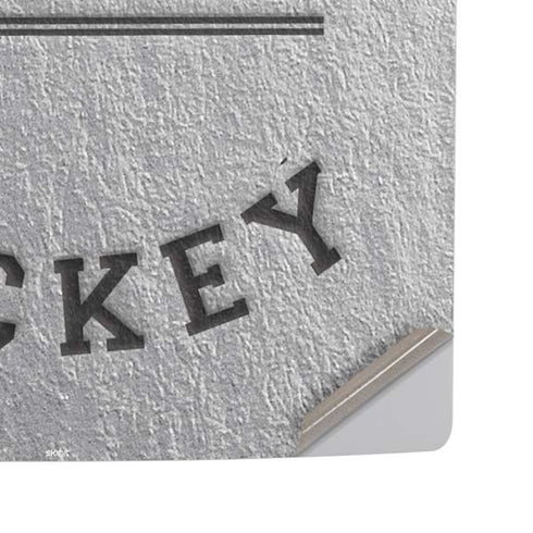 NHL New Jersey Devils Black Text PS5 Pro Disk Console Skin