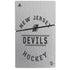 NHL New Jersey Devils Black Text PS5 Slim Digital Edition Console Skin