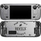 NHL New Jersey Devils Black Text Steam Deck Handheld Gaming Computer OLED Skin
