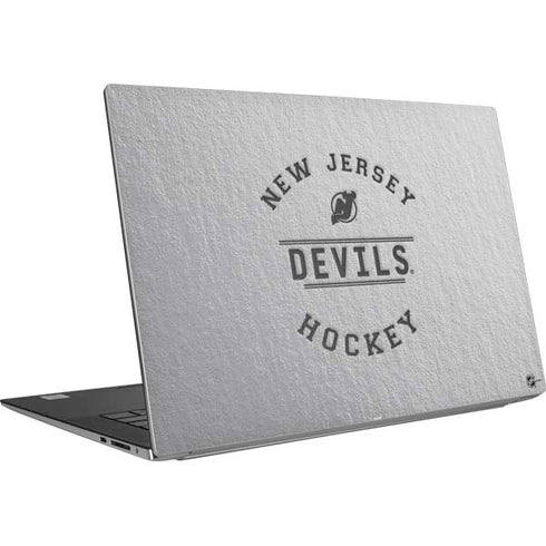 NHL New Jersey Devils Black Text Dell XPS Skin