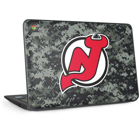 NHL New Jersey Devils Camo HP Chromebook Skin