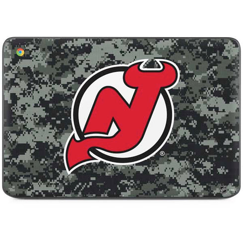 NHL New Jersey Devils Camo HP Chromebook Skin