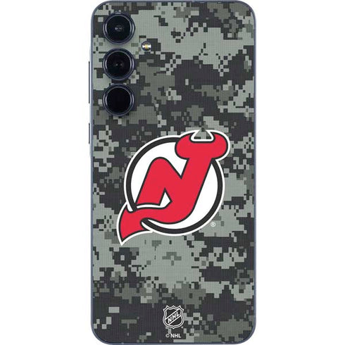 NHL New Jersey Devils Camo Galaxy A35 5G Skin