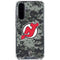 NHL New Jersey Devils Camo Galaxy A36 5G Clear Case