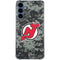 NHL New Jersey Devils Camo Galaxy A55 5G Clear Case