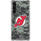 NHL New Jersey Devils Camo Galaxy S24 FE Clear Case