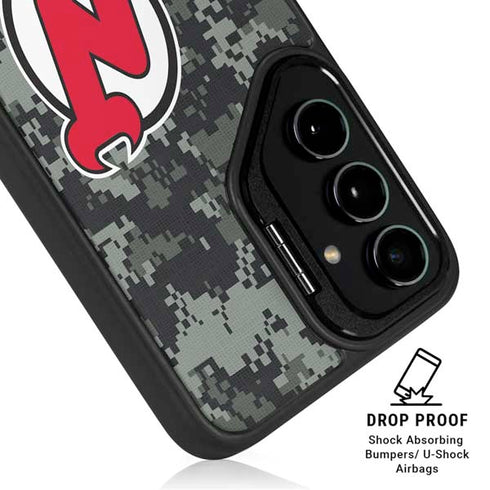 NHL New Jersey Devils Camo Galaxy S24 Kickstand Case