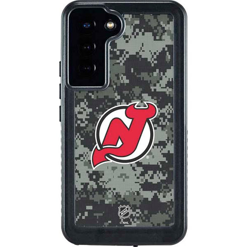 NHL New Jersey Devils Camo Galaxy S24 Plus Waterproof Case