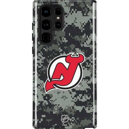 NHL New Jersey Devils Camo Galaxy S25 Ultra Impact Case