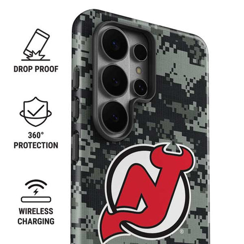 NHL New Jersey Devils Camo Galaxy S26 Ultra Impact Case