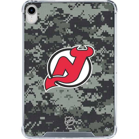 NHL New Jersey Devils Camo iPad 11th Gen (2025) Clear Case
