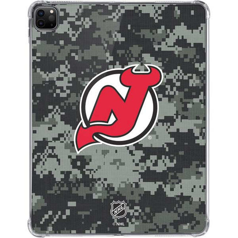 NHL New Jersey Devils Camo iPad Pro 11in (2024) Clear Case