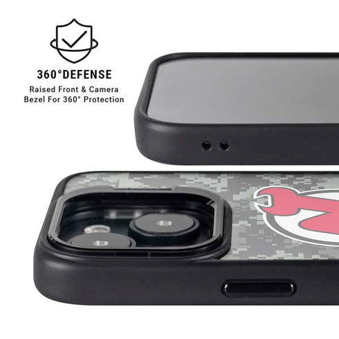 NHL New Jersey Devils Camo iPhone 13 Kickstand Case