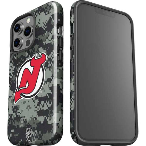 NHL New Jersey Devils Camo iPhone 15 Pro Impact Case