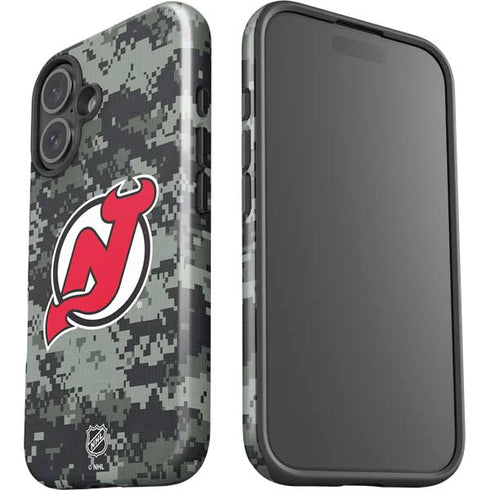 NHL New Jersey Devils Camo iPhone 16 Impact Case