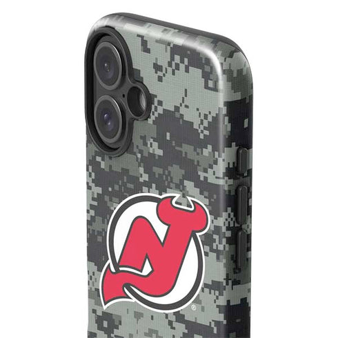 NHL New Jersey Devils Camo iPhone 16 Plus Impact Case