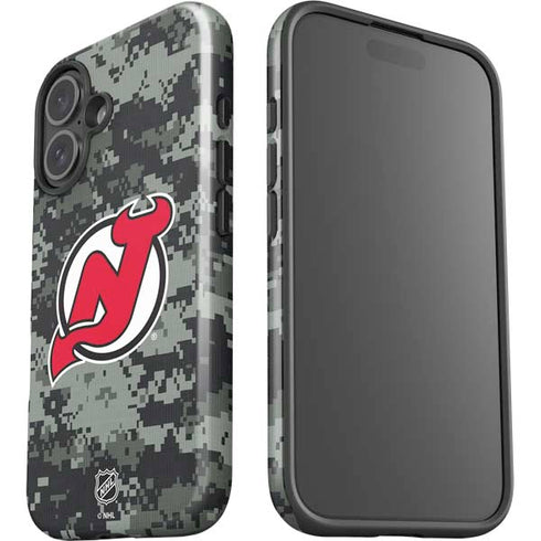 NHL New Jersey Devils Camo iPhone 16 Plus Impact Case