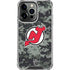 NHL New Jersey Devils Camo iPhone 16 Pro Max Clear Case