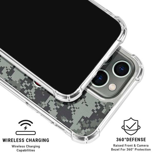 NHL New Jersey Devils Camo iPhone 16 Pro Max Clear Case