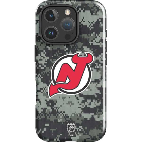 NHL New Jersey Devils Camo iPhone 16 Pro Max Impact Case