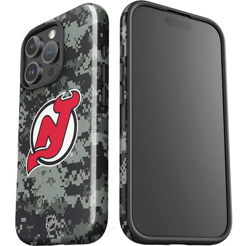 NHL New Jersey Devils Camo iPhone 16 Pro Max Impact Case