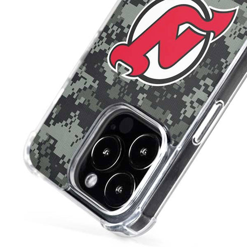 NHL New Jersey Devils Camo iPhone 16 Pro Max MagSafe Case